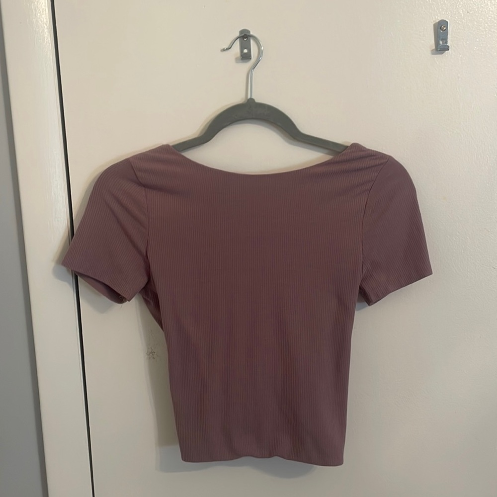 Hollister Purple Crop Top